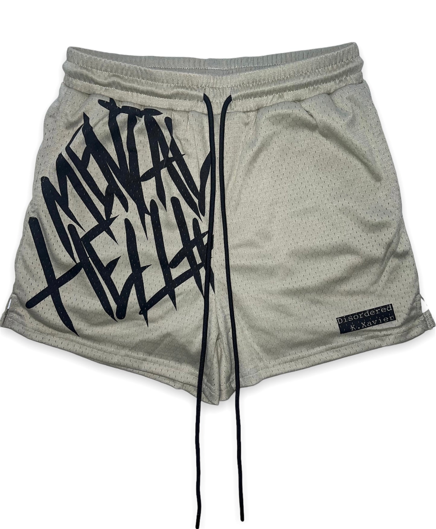 SHADOW GREY Mental HELLth Shorts
