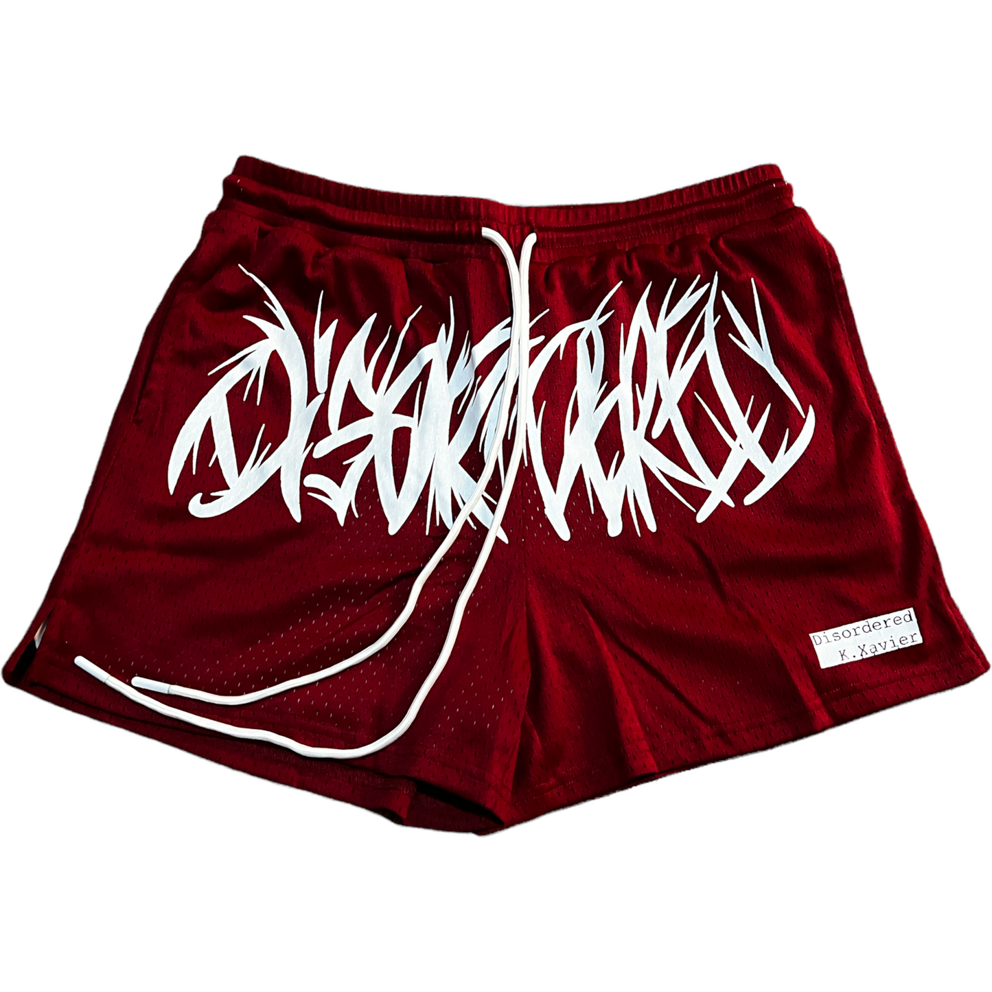 BURGANDY DISORDERED Shorts