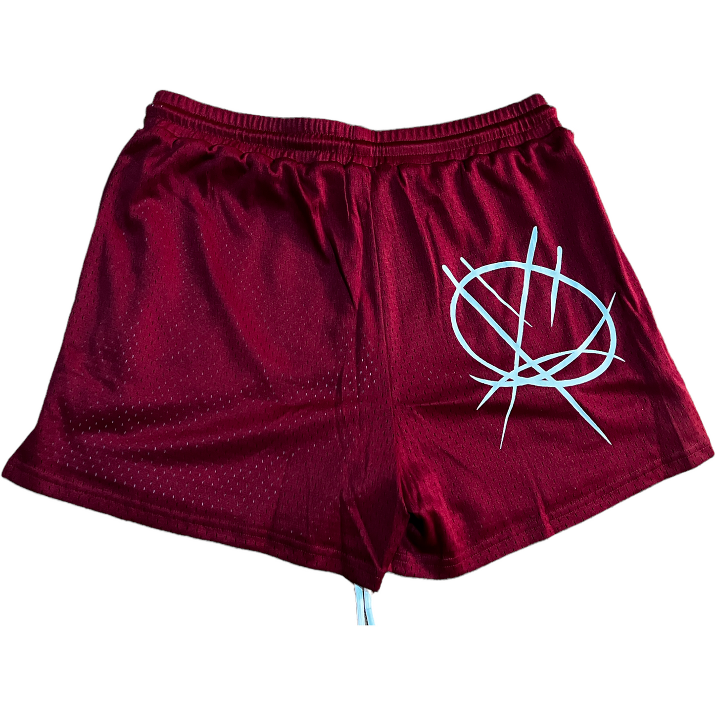 BURGANDY DISORDERED Shorts