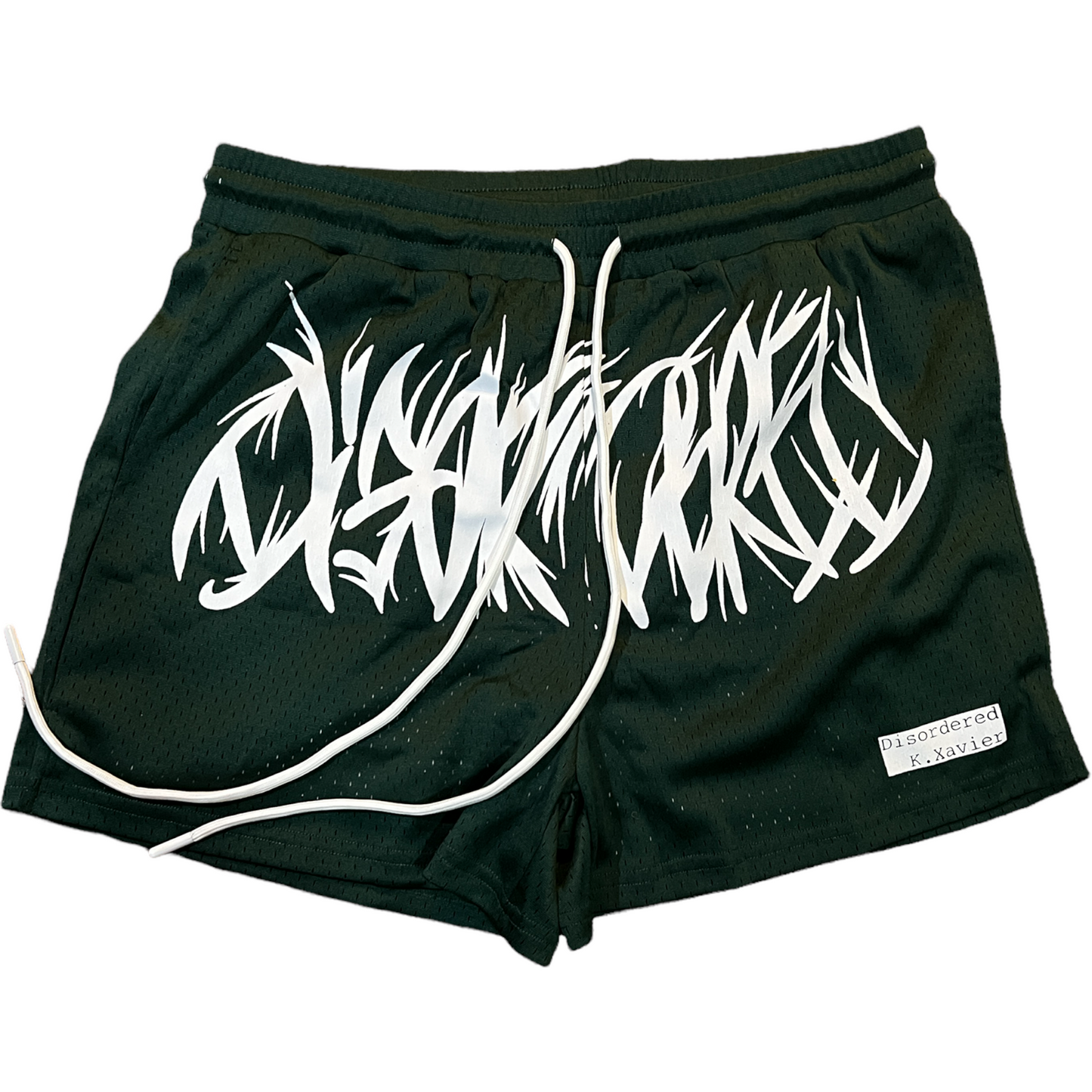 HUNTER GREEN DISORDERED Shorts