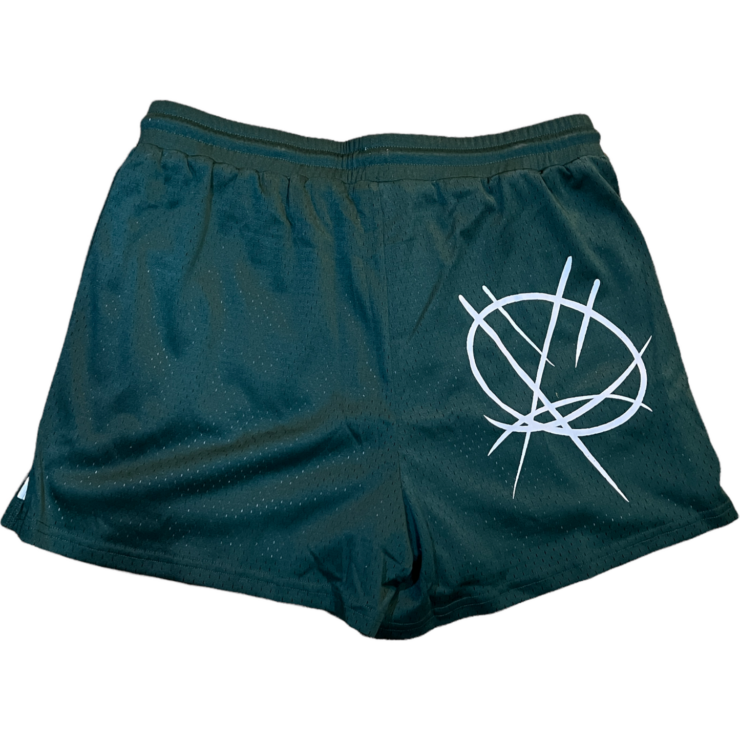 HUNTER GREEN DISORDERED Shorts
