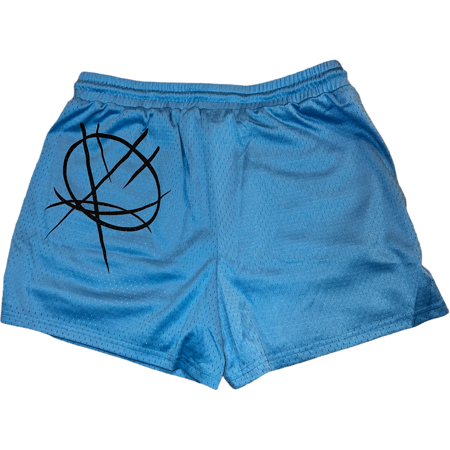 BABY BLUE MENTAL HELLTH SHORTS